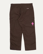 Nylon and Leather Double Knee Pants