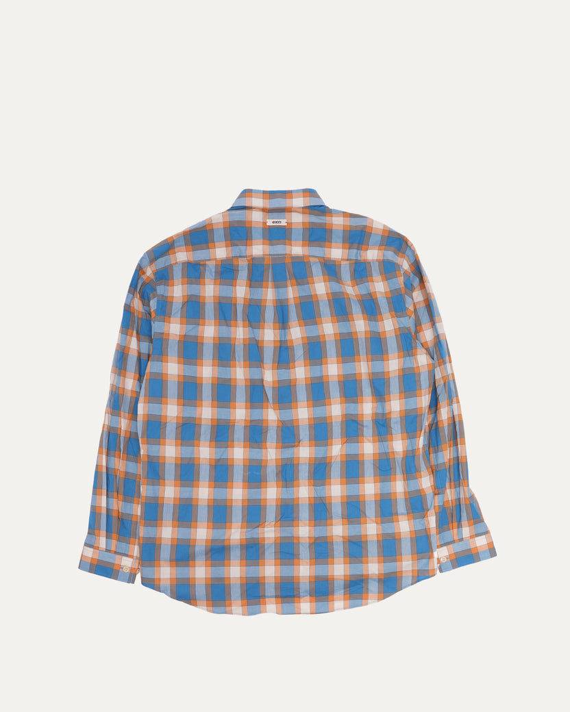 Bee Embroidered Check Shirt