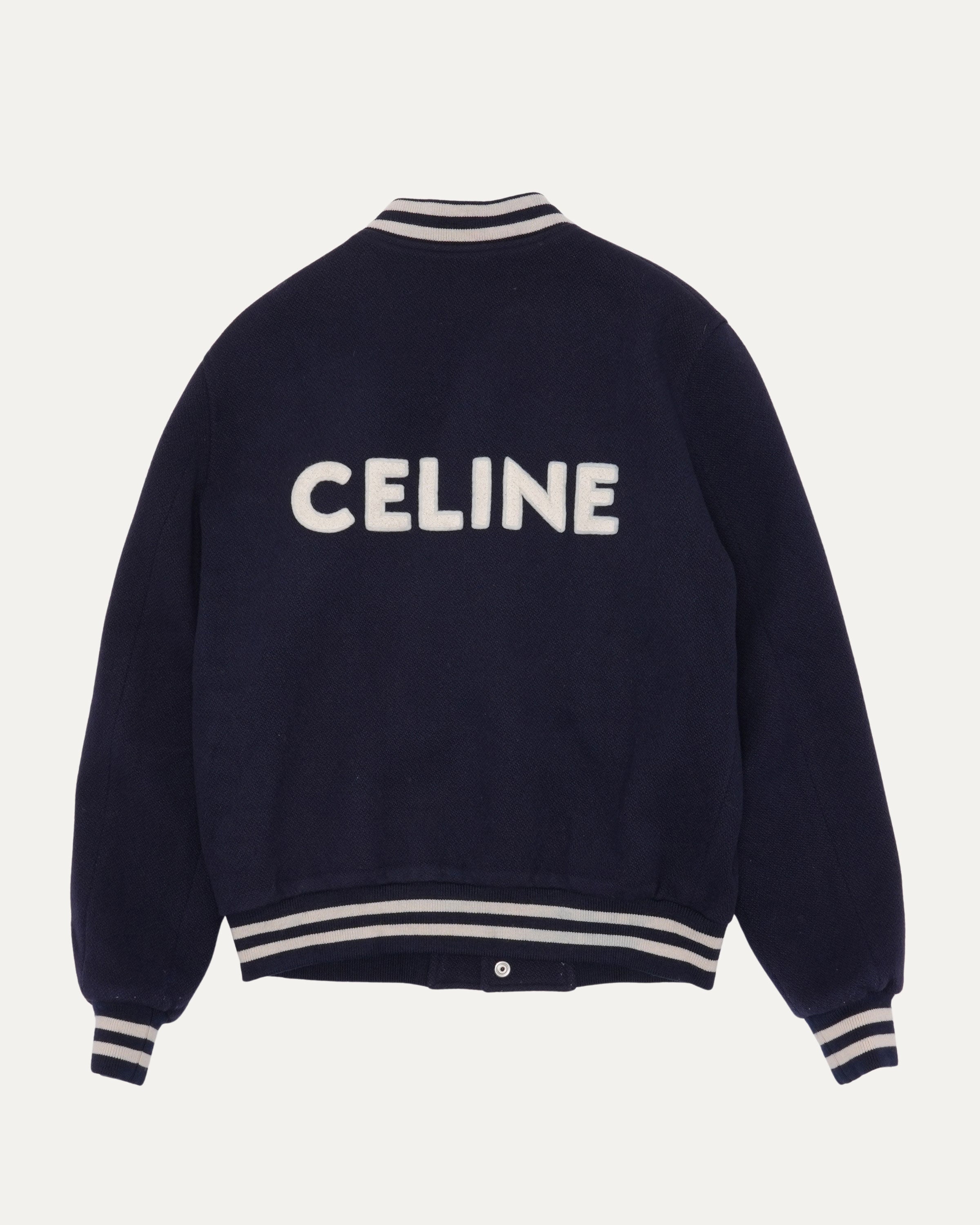 Celine Logo Teddy Jacket – Justin Reed