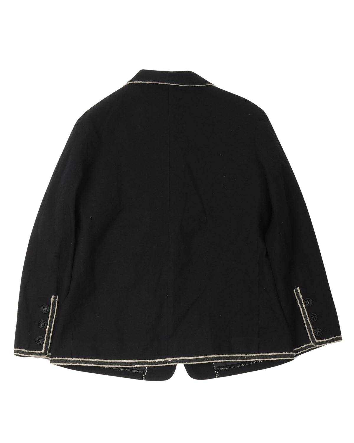 Contrast Stitch Blazer Jacket