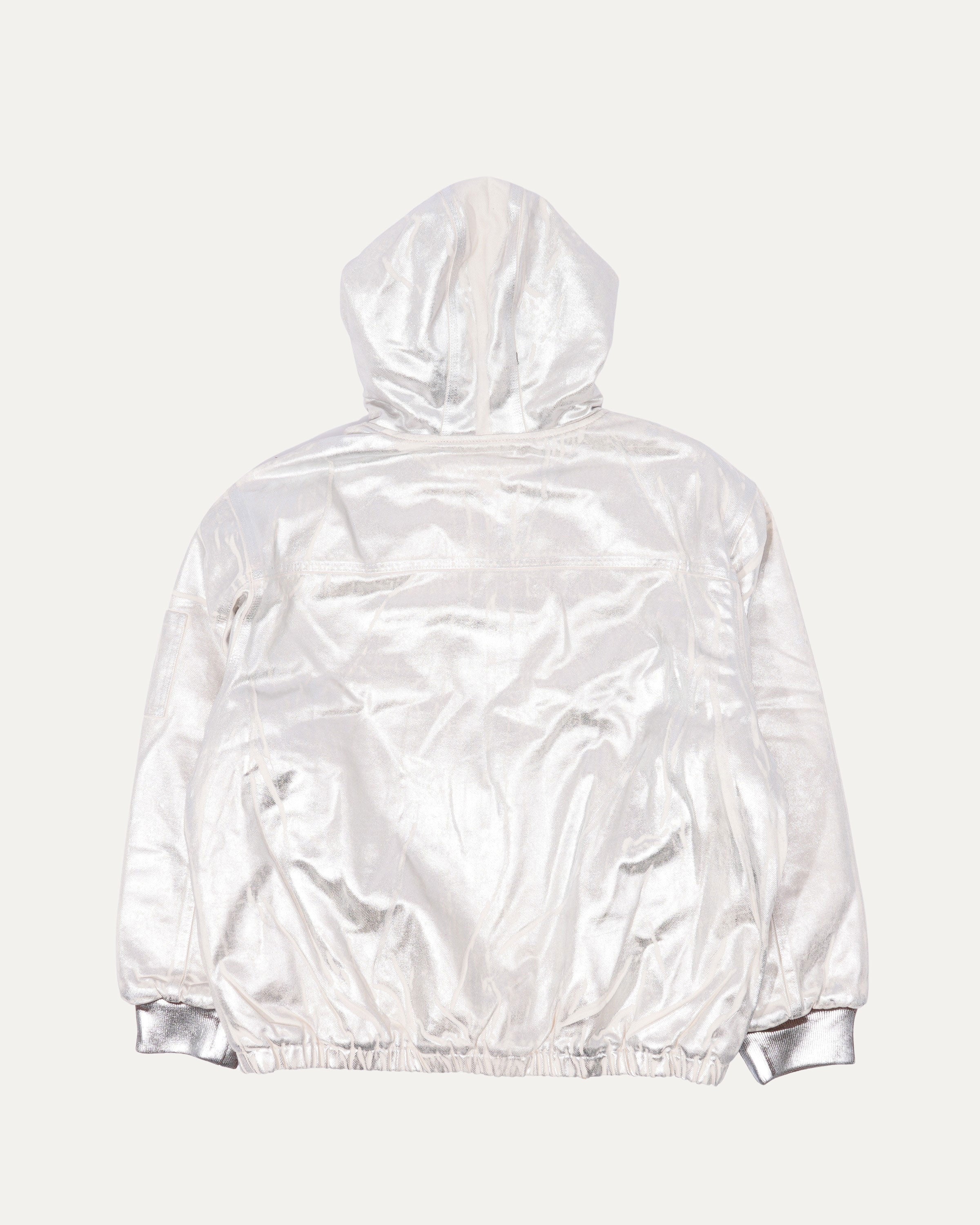 MM6 Maison Margiela Hooded Foil Work Jacket