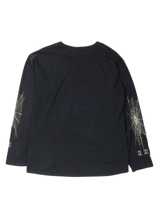 Spider Web Long Sleeve T-Shirt