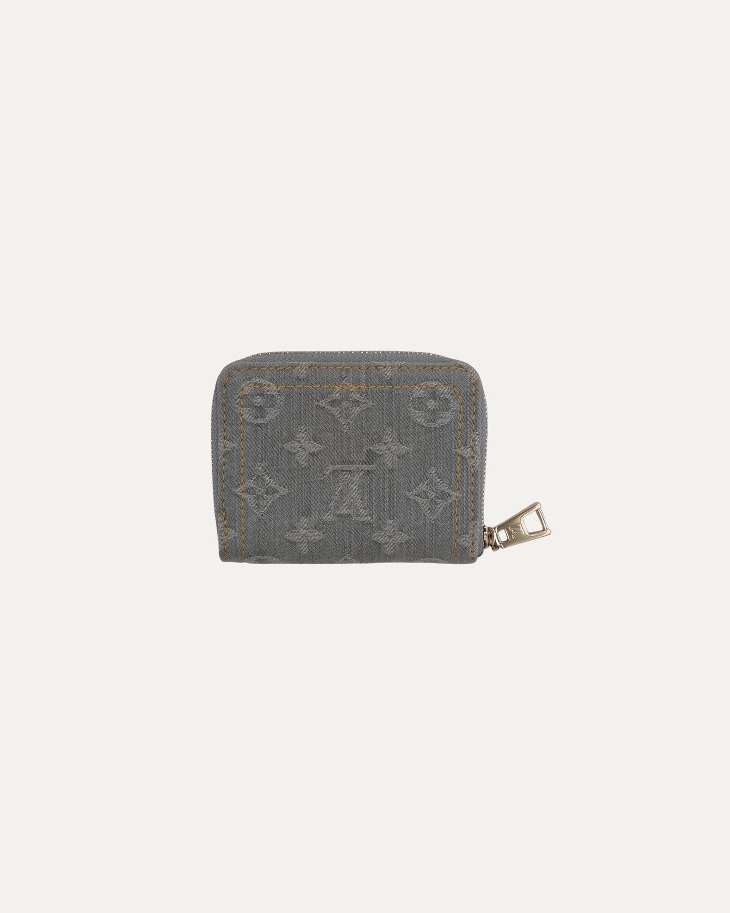 Denim Monogram Zippy Coin Purse