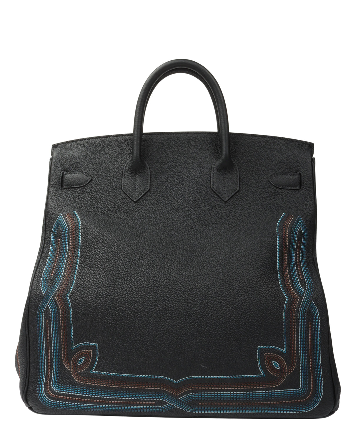 Embroidered Runway Birkin 40 Bag