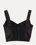 Satin Bustier Top