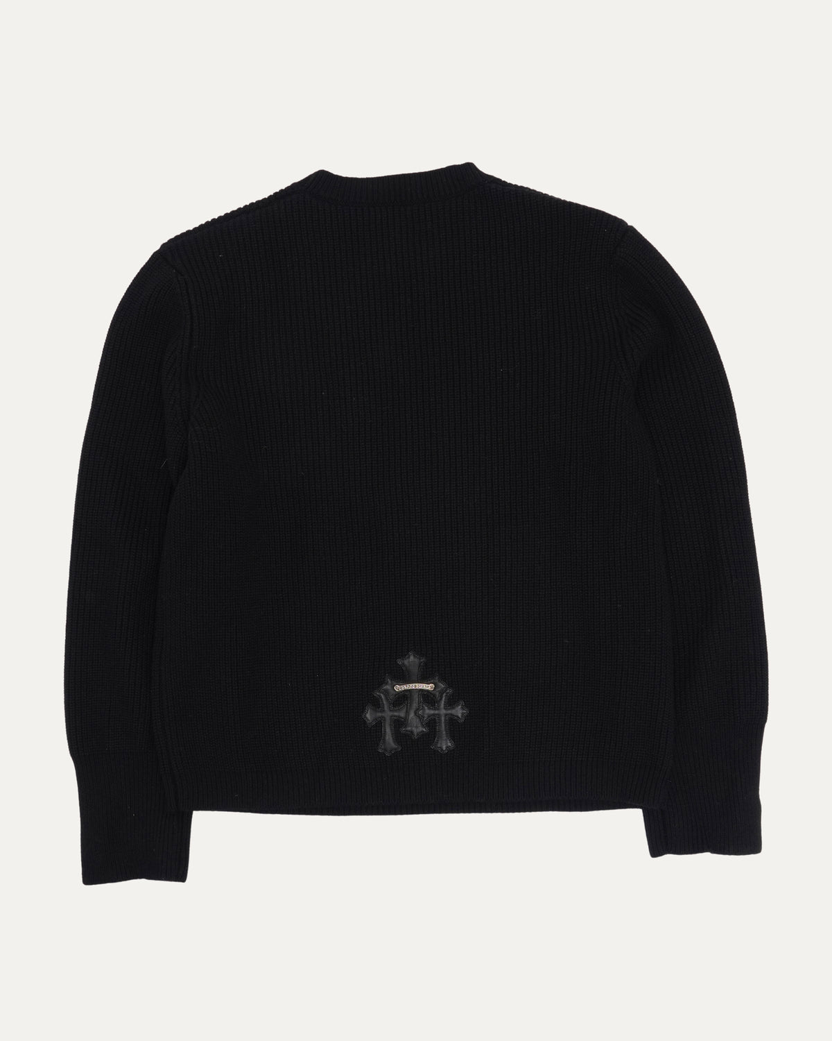 Cashmere Cross Patch Sweater
