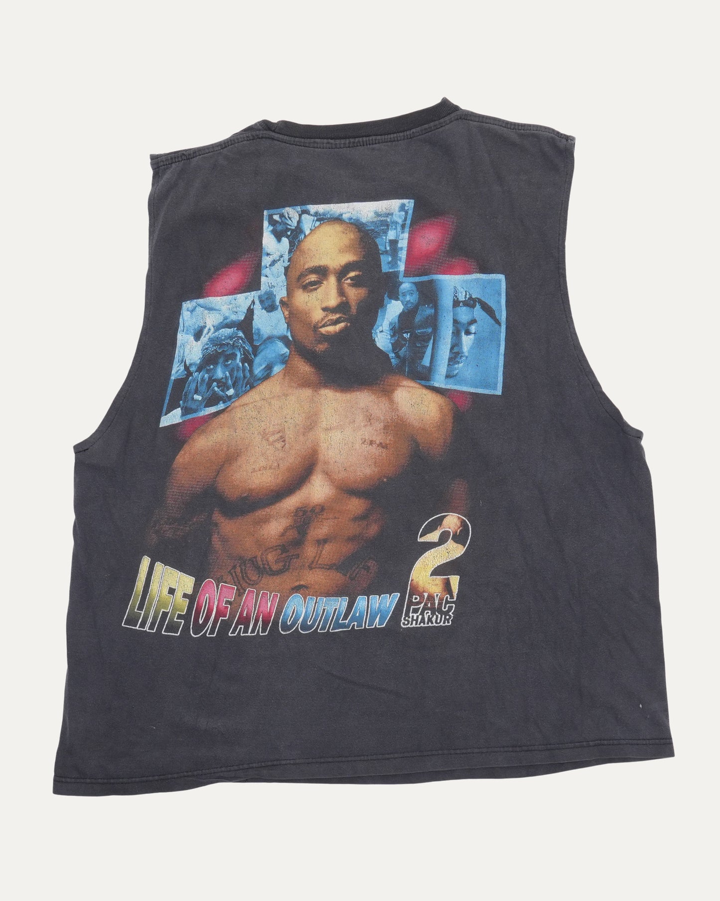Tupac Makaveli Cutoff T-Shirt