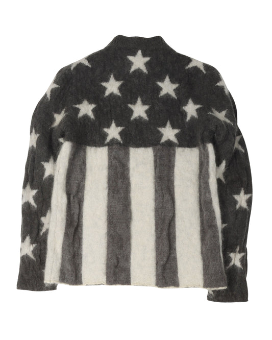 Mohair American Flag Sweater