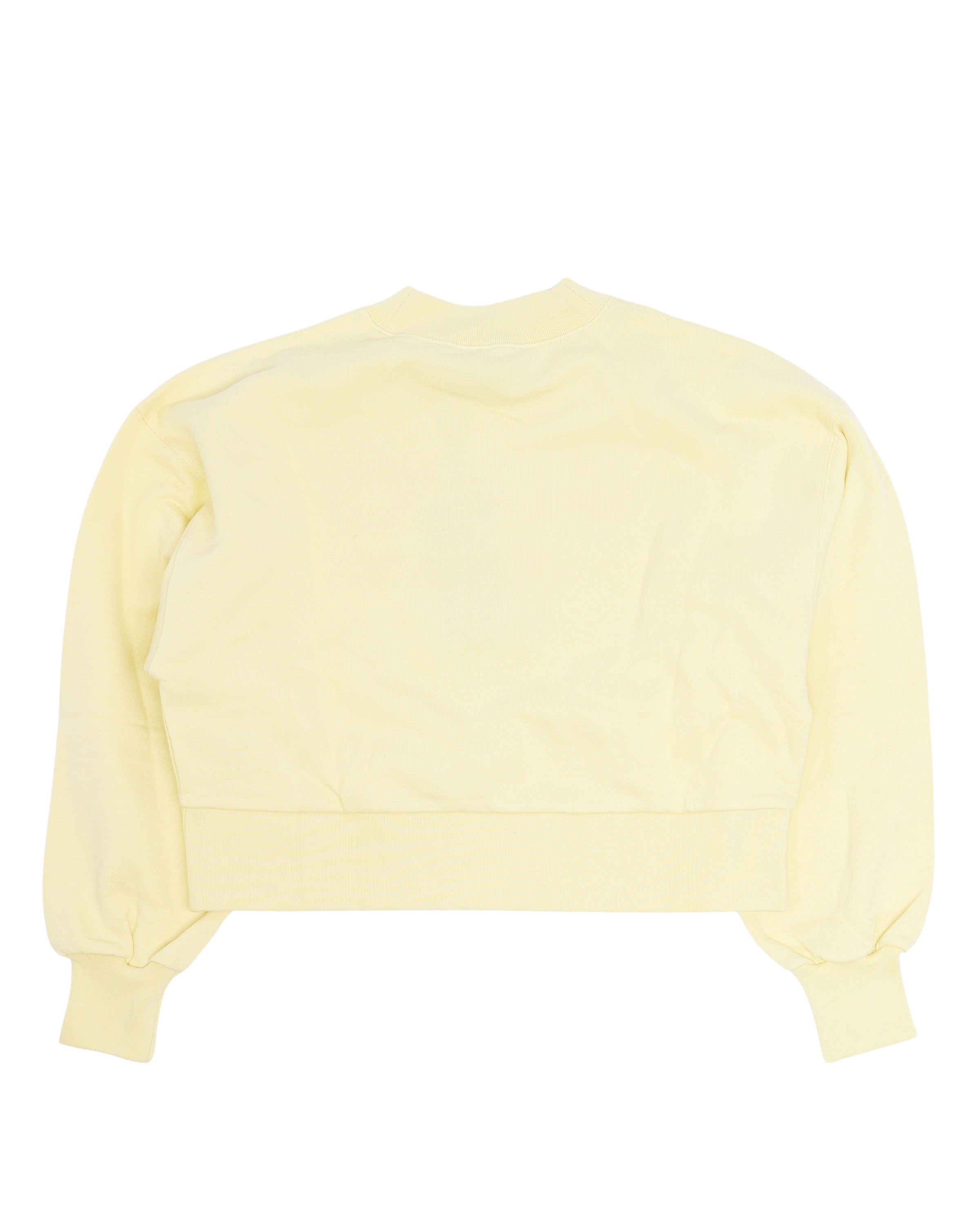 Firenze 1921 Cropped Embroidered Sweatshirt