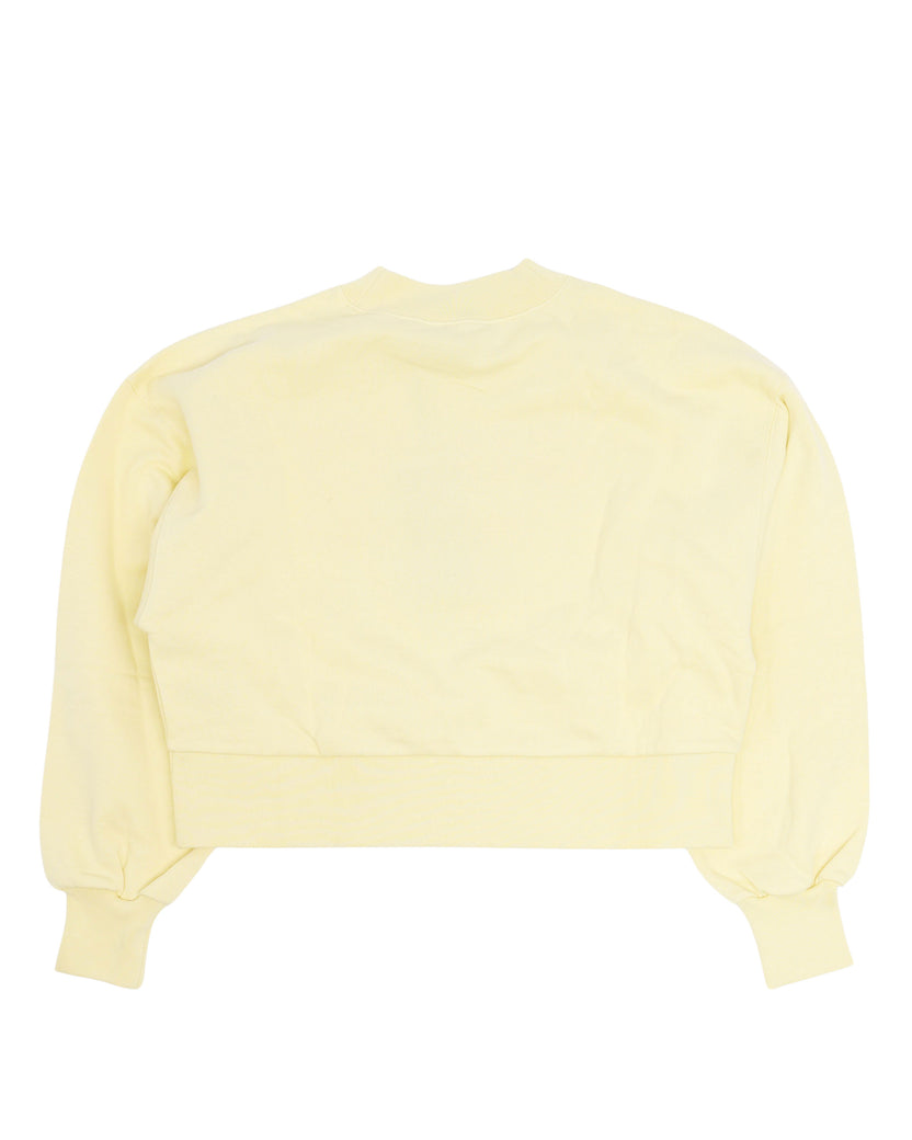 Firenze 1921 Cropped Embroidered Sweatshirt