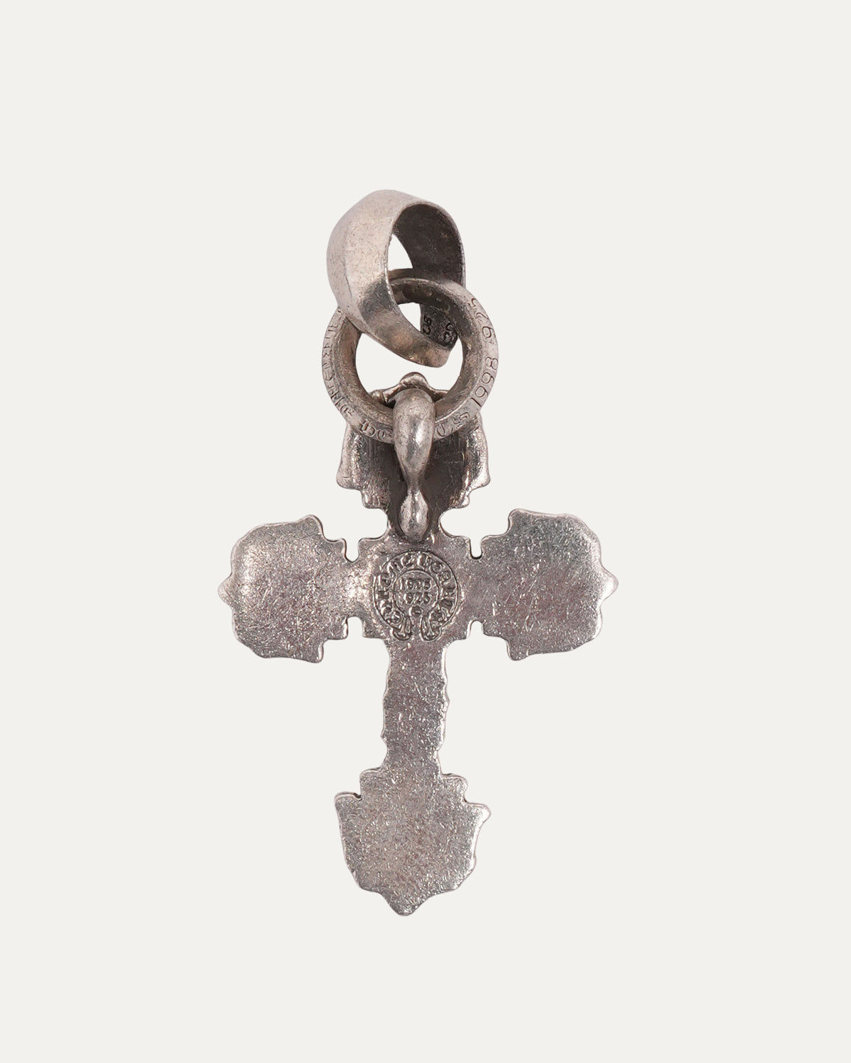 Large Filigree Cross Pendant with Bale