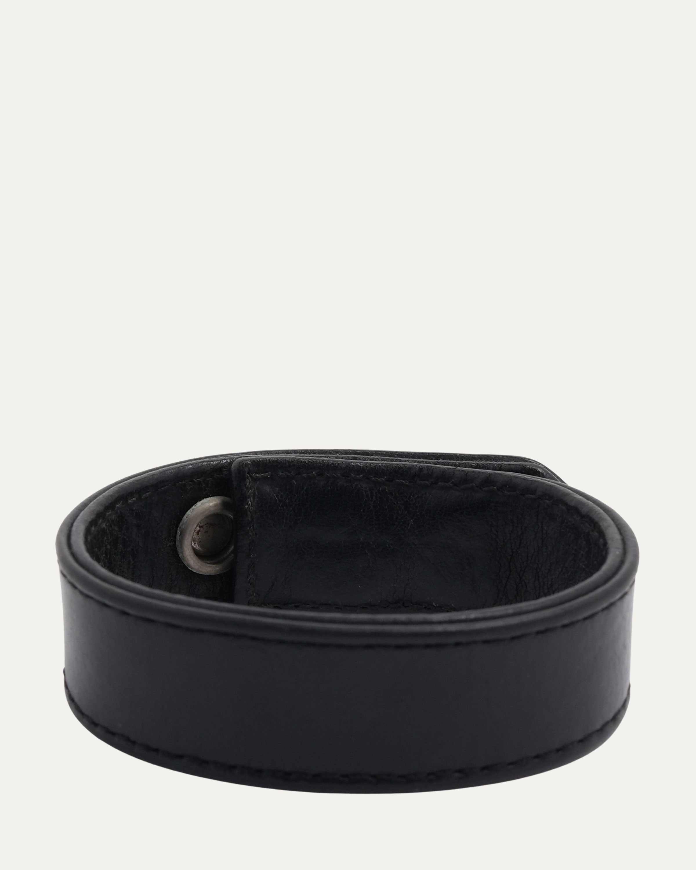 アクセサリー Chrome Hearts 3 Button 2 Snap Leather Chrome Hearts 3 Button 2 Snap Plus Cross Leather Bracelet – Justin