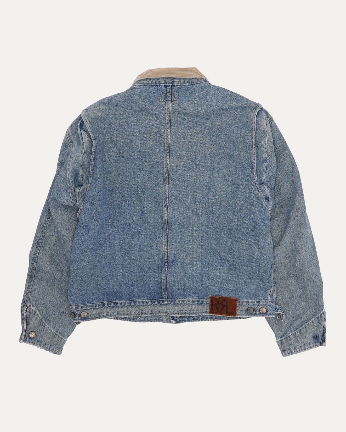Corduroy Collar Denim Trucker Jacket