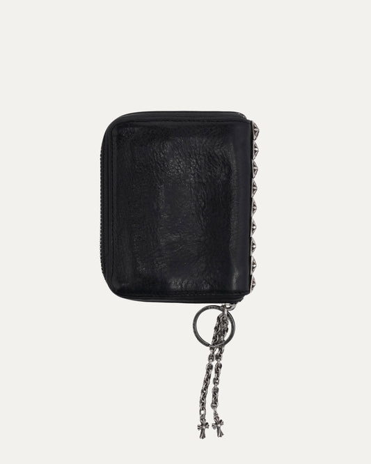 Pyramid Cross Studd Zip Wallet