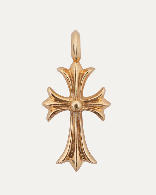 Gold Emerald Tiny Fat Pendant