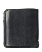 Leather Cross Patch Bifold Patch Wallet
