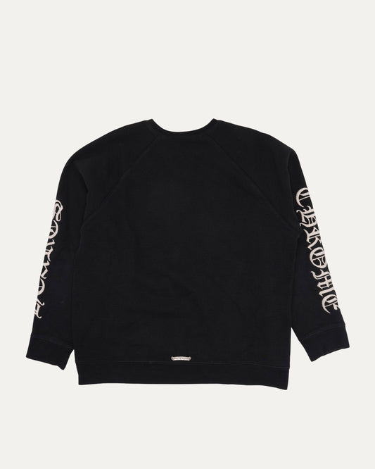 Slow Ride Embroidered Spell Out Crewneck Sweatshirt