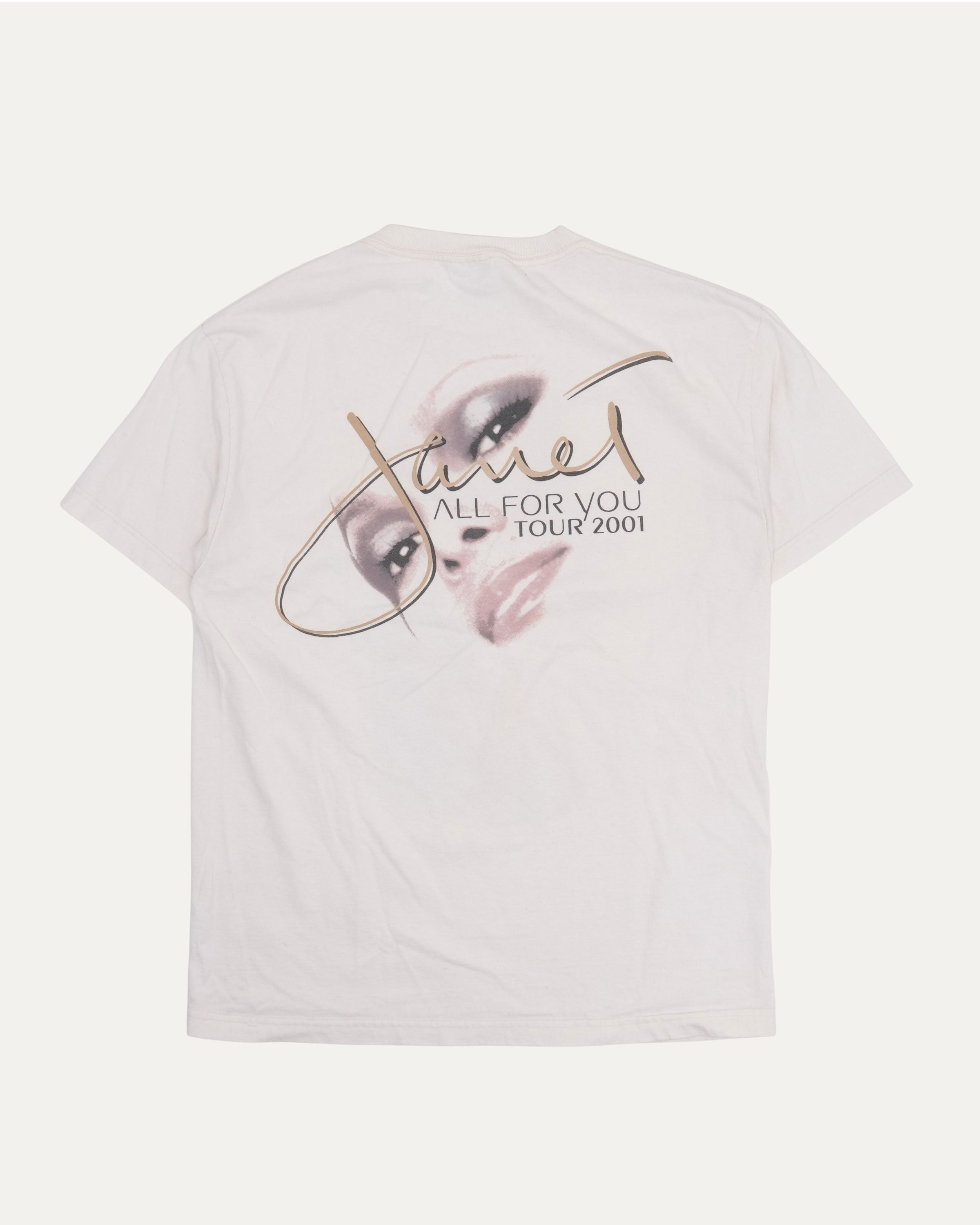 Janet Jackson ワールドツアーTシャツ 2001 Vintage Janet Jackson 2001 Tour T-Shirt – Justin Reed