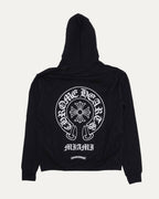 Miami Horseshoe Logo Zip Up Hoodie