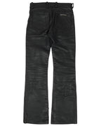 Multi-Cross Leather Fleur Knee Pants
