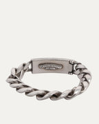 Floral Cross ID Bracelet