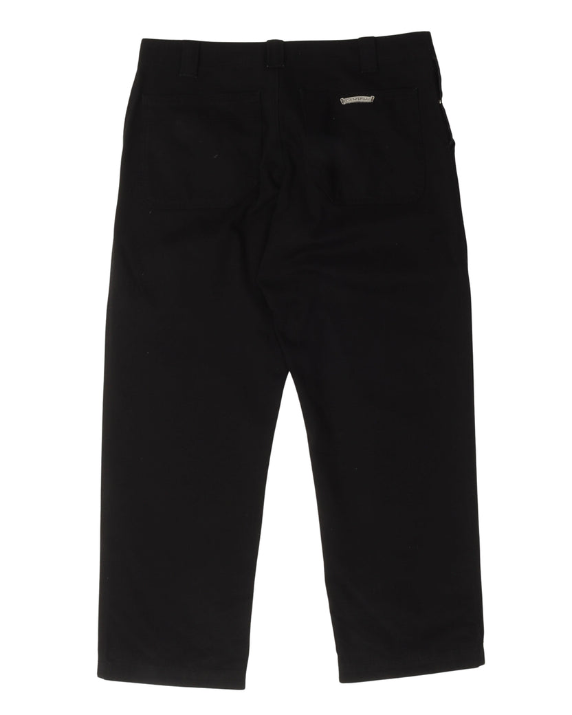 Black Canvas Pants