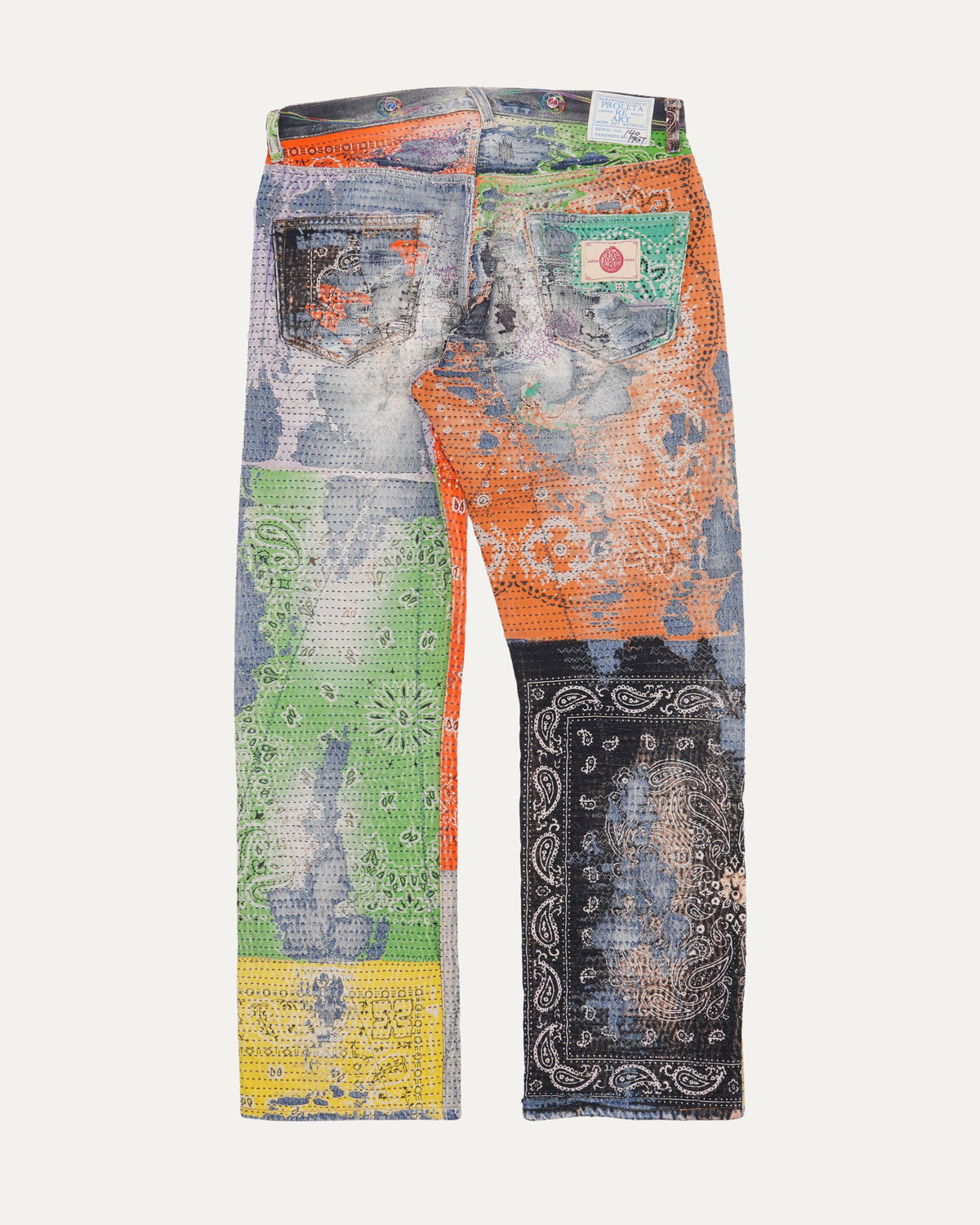 Embellished Boro Jeans