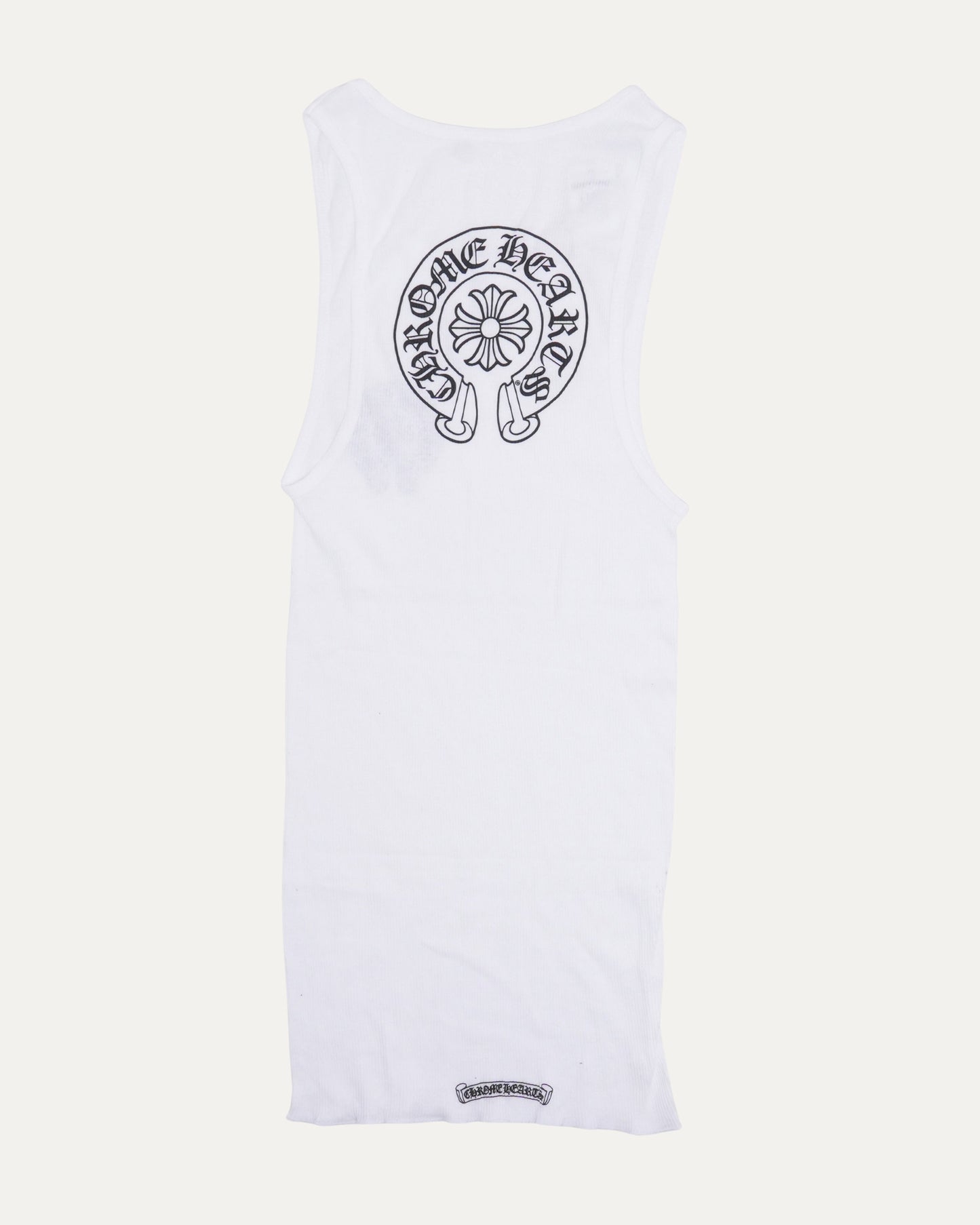 Horseshoe Logo Ribbed Tank Top