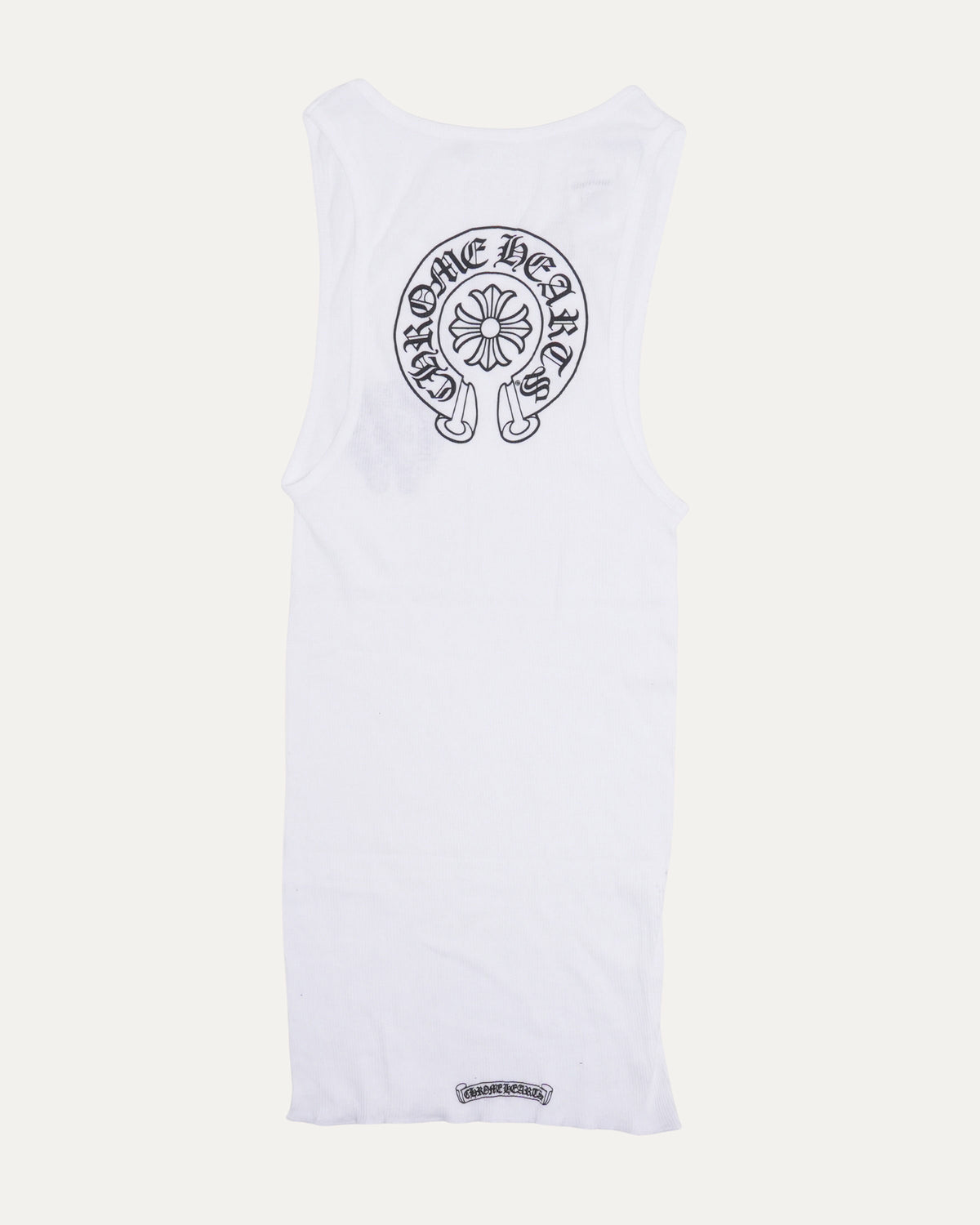 Horseshoe Logo Ribbed Tank Top