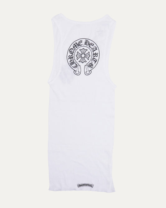 Horseshoe Logo Ribbed Tank Top