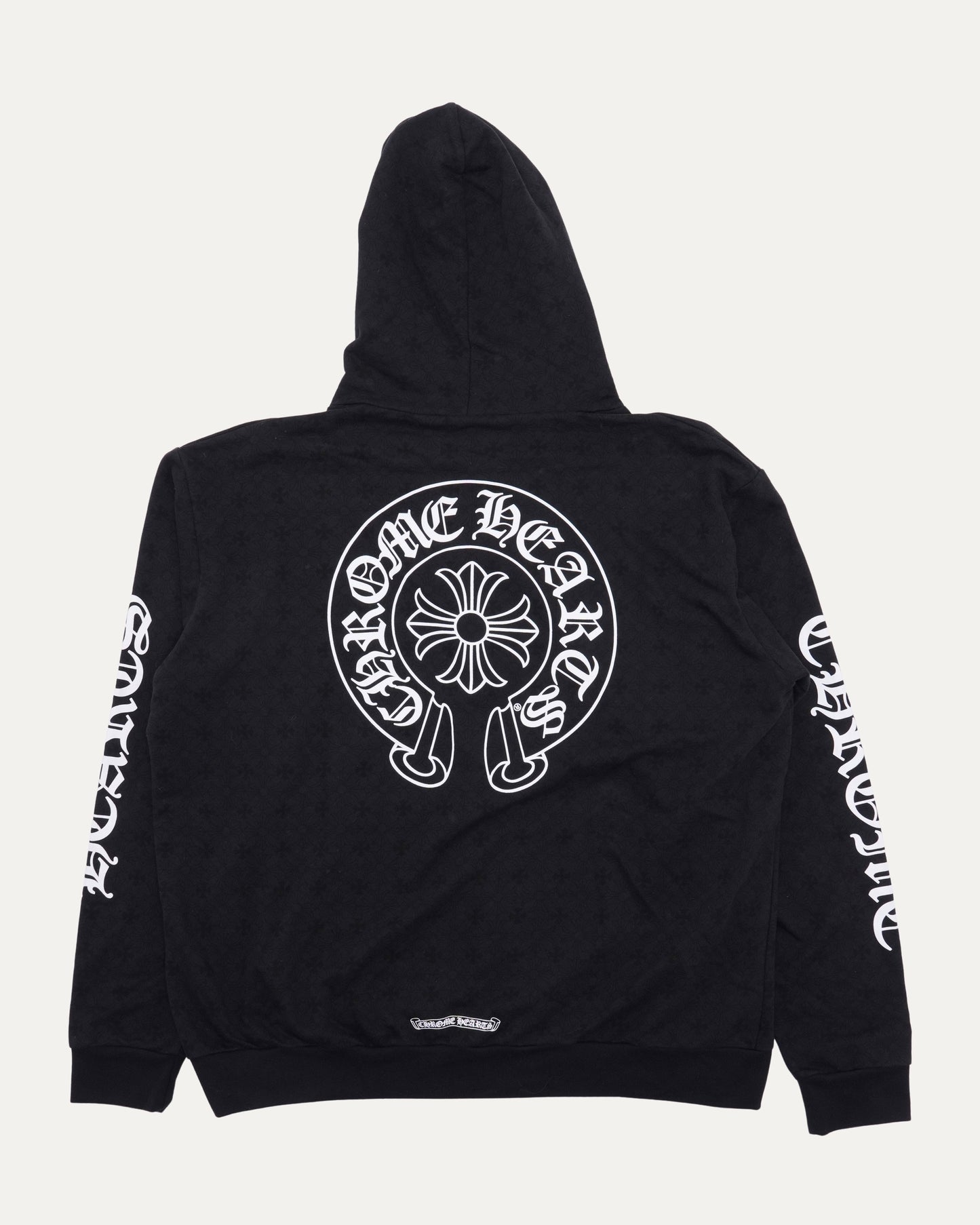 Monogram Zip Up Hoodie