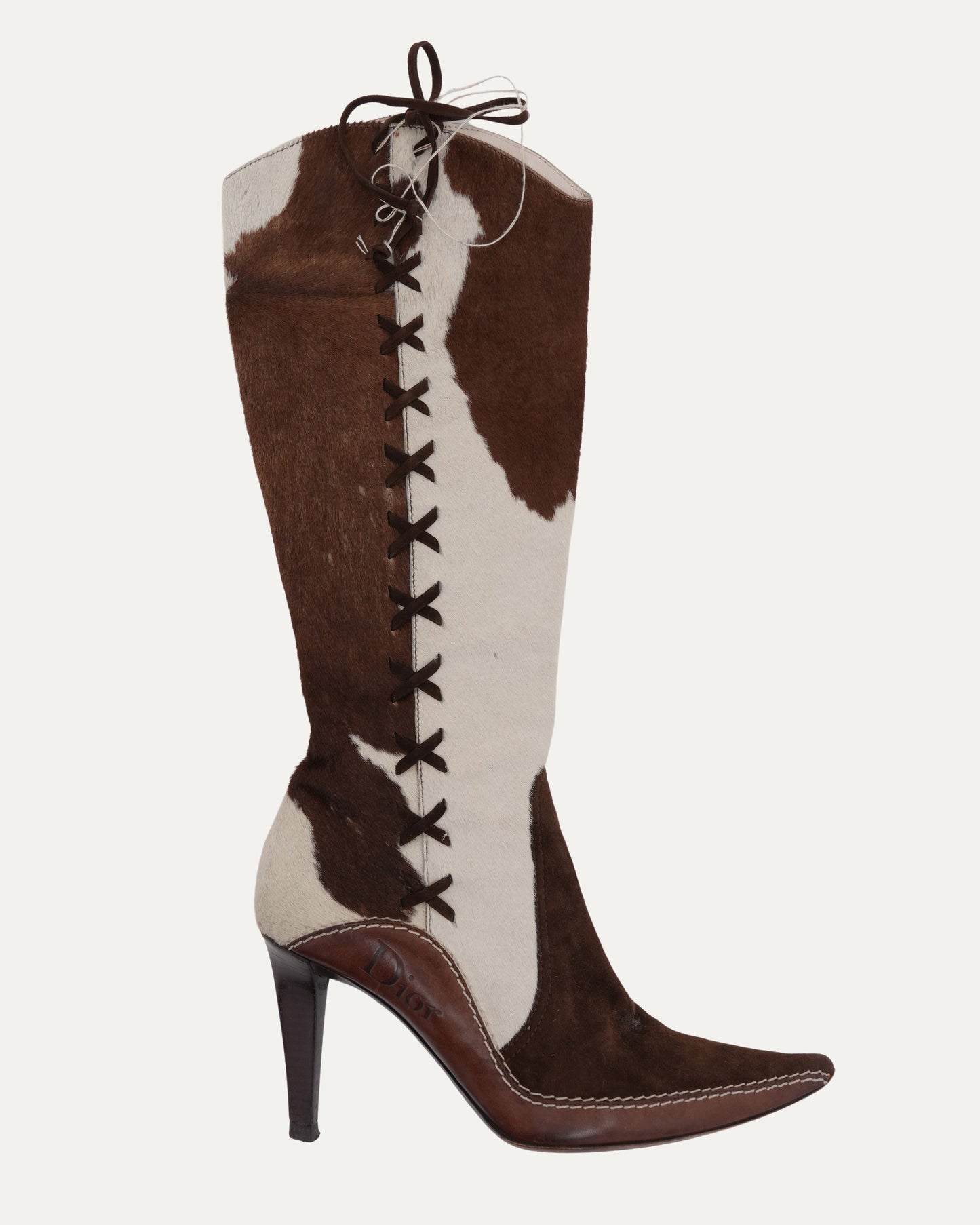 Galliano Era Pony Hair Boots