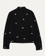 Kaws Bee Embroidered Denim Trucker Jacket