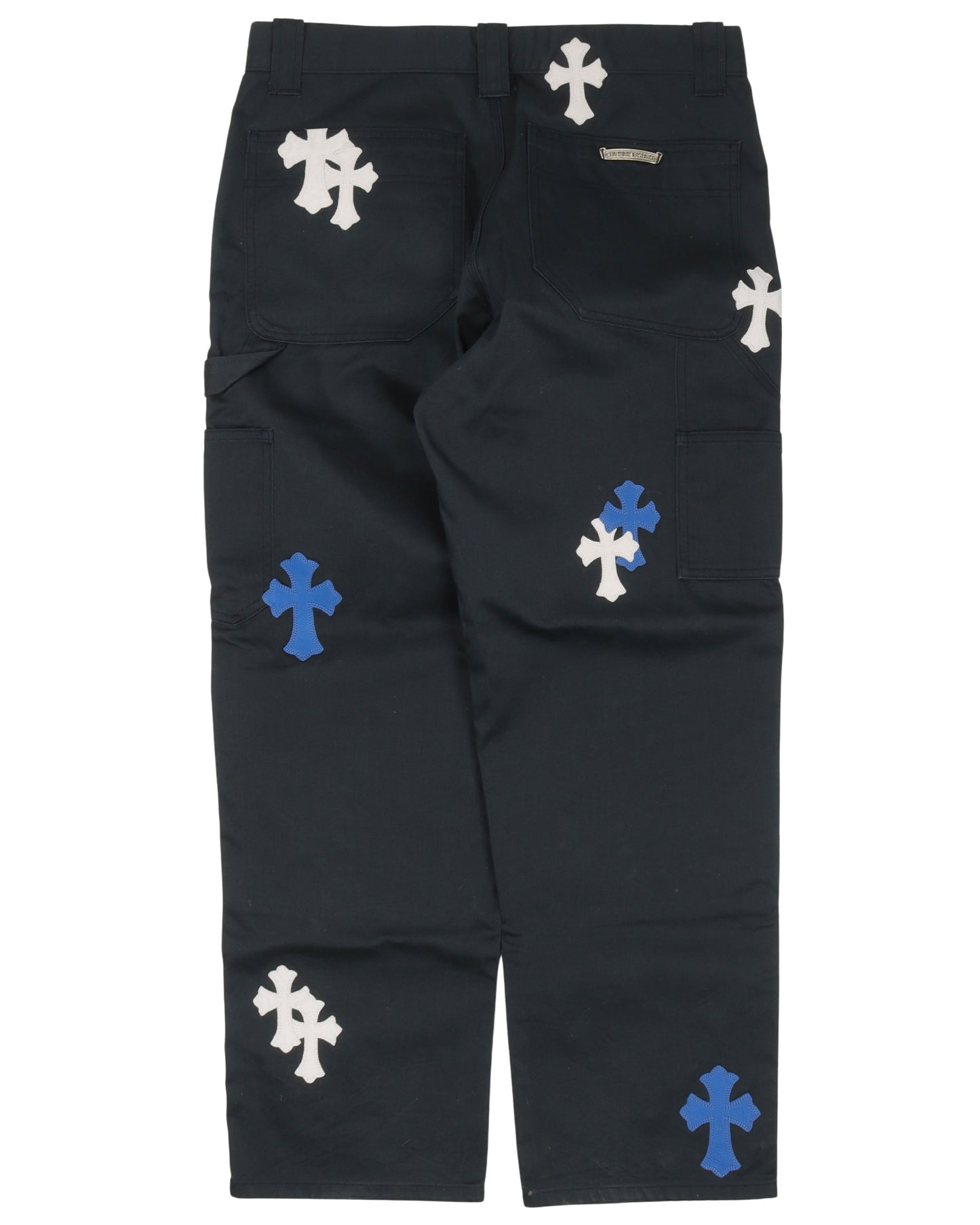 Double Knee Cross Patch Carpenter Pants