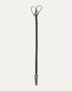Braided Leather Phone Charm