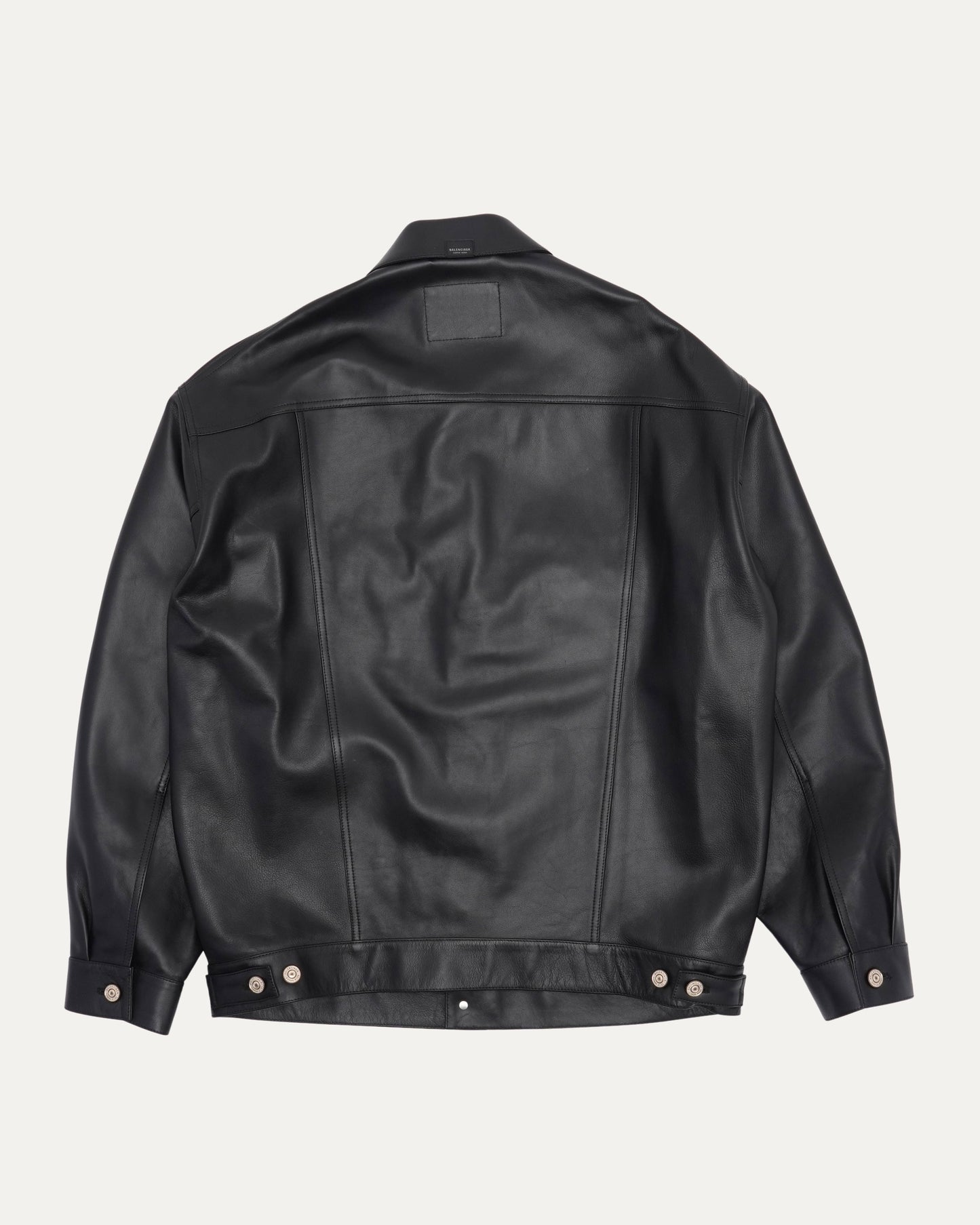Garde Robe Leather Trucker Jacket