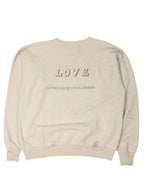 Orchid Love Language of Flowers Sweatshirt