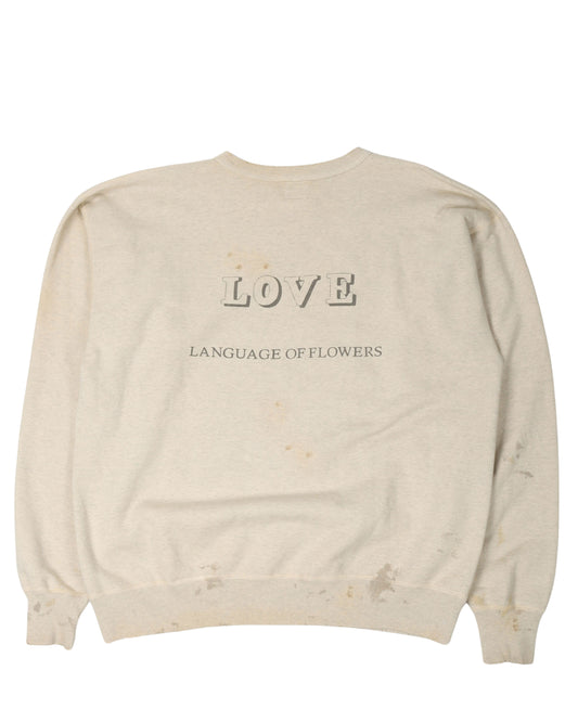 Orchid Love Language of Flowers Sweatshirt