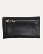 Leather Snap Wave Wallet