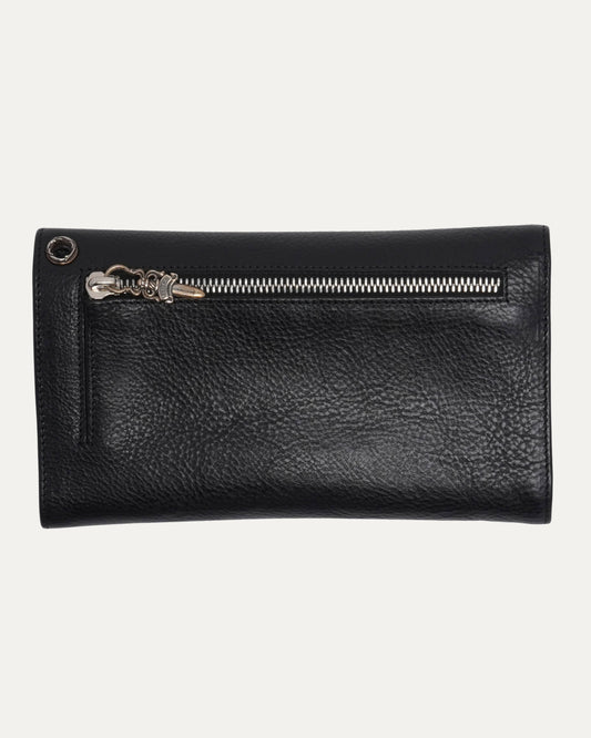Leather Snap Wave Wallet