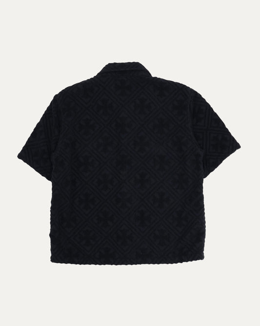 Terry Cloth Short Sleeve Shirt