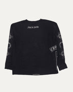 Vintage Tattoo Print Multi Motif Long Sleeve T-Shirt