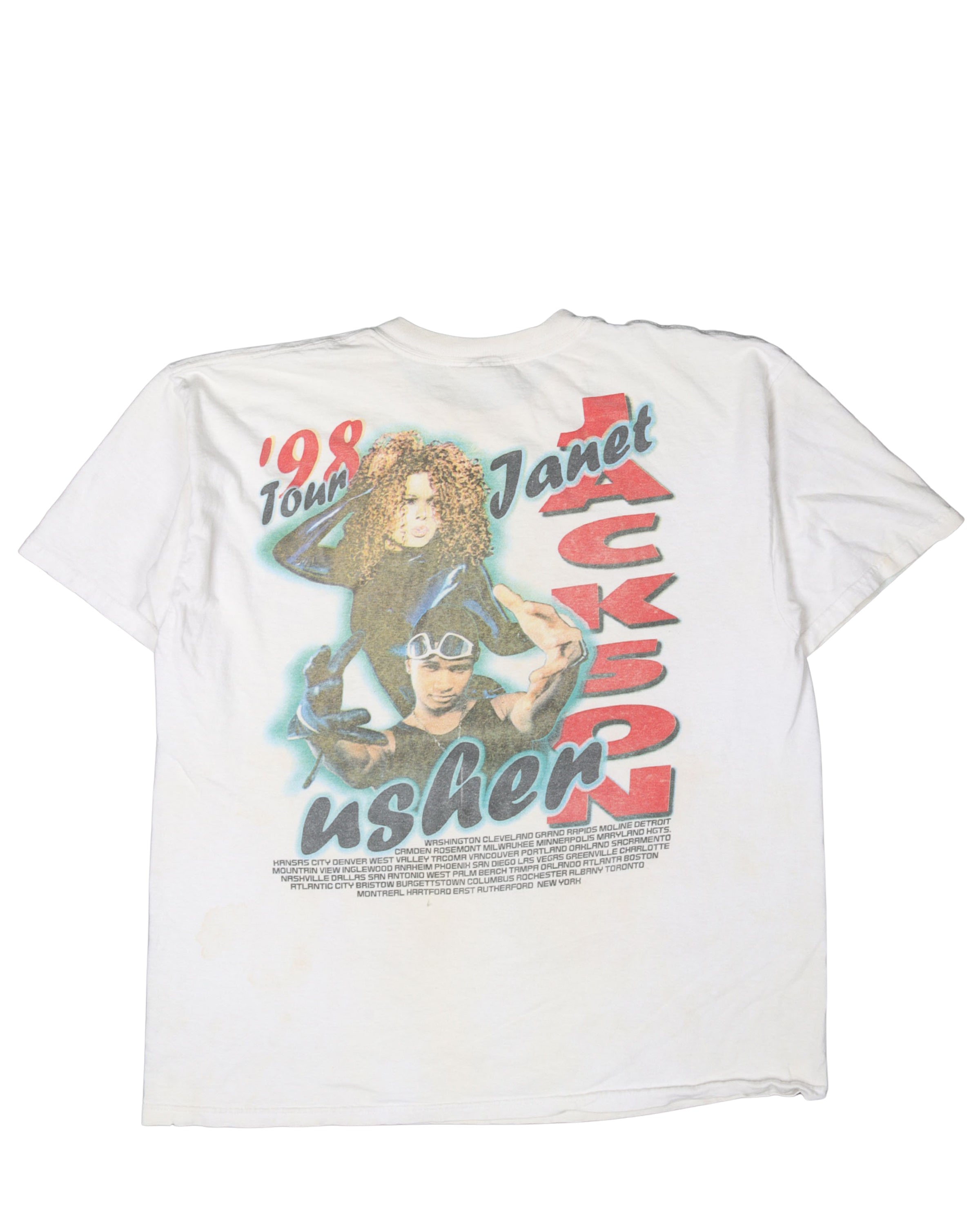 Vintage Janet Jackson 98' Tour T-Shirt