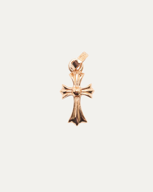 Gold Sapphire Baby Fat Pendant