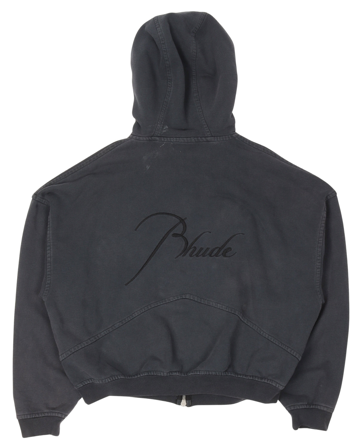 Oversized Fade Zip-Up Hoodie