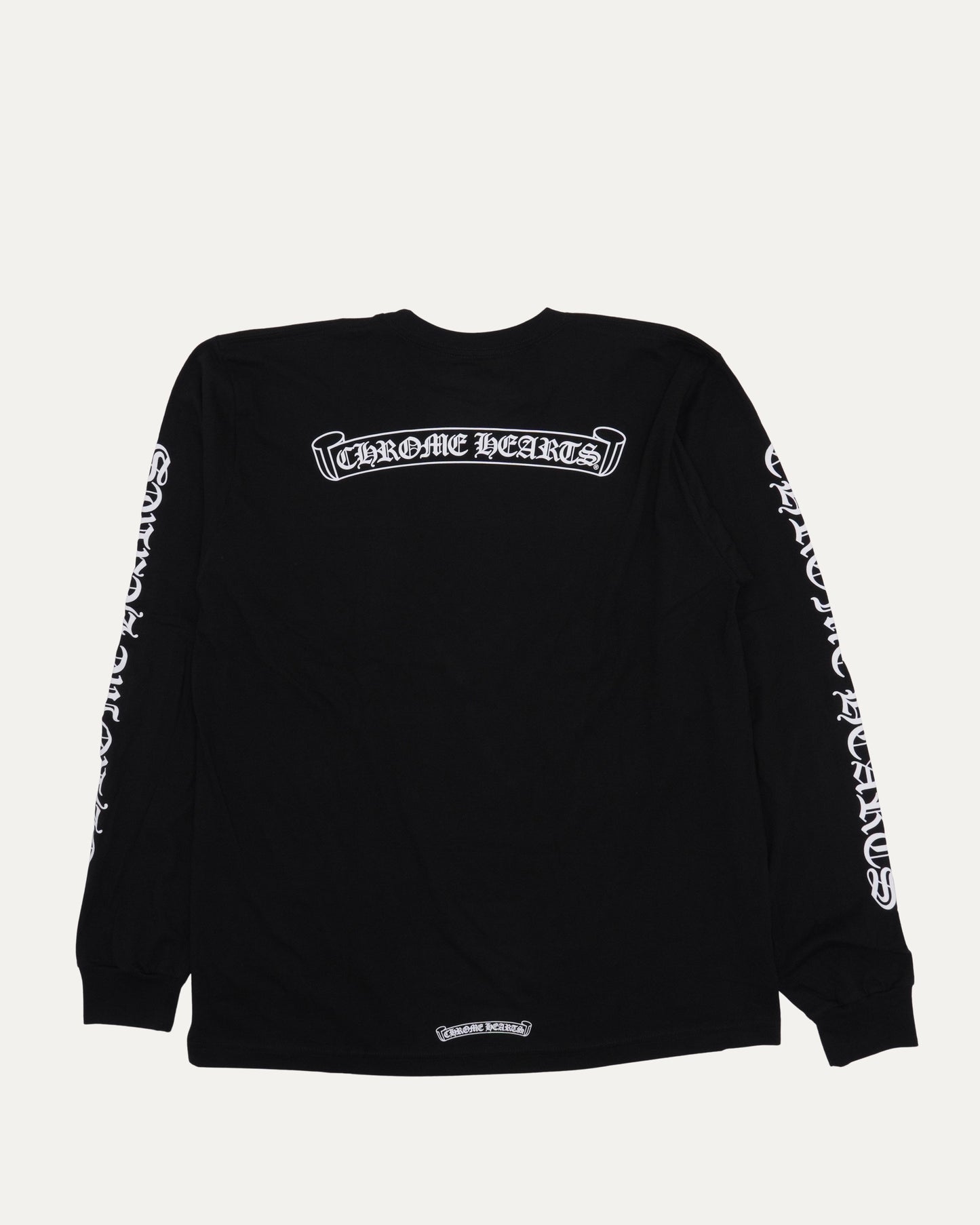 Scroll Logo Spellout Long Sleeve T-Shirt