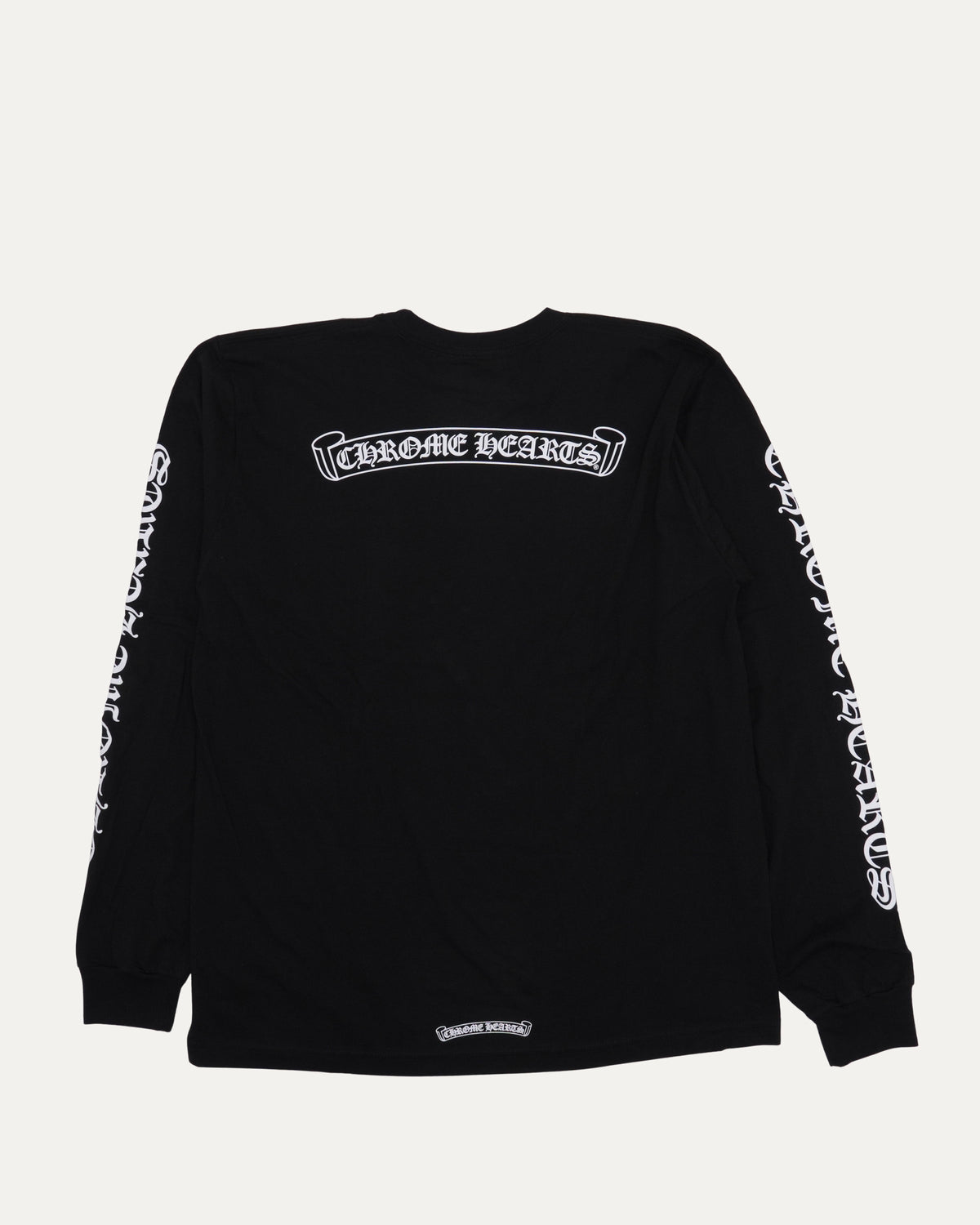 Scroll Logo Spellout Long Sleeve T-Shirt