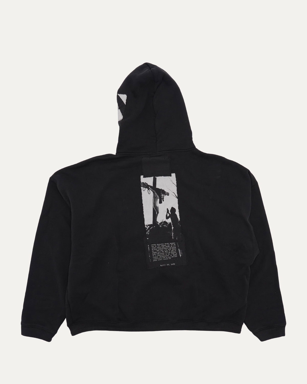 Artist Defends Baggy Assemblage Zip Up Hoodie
