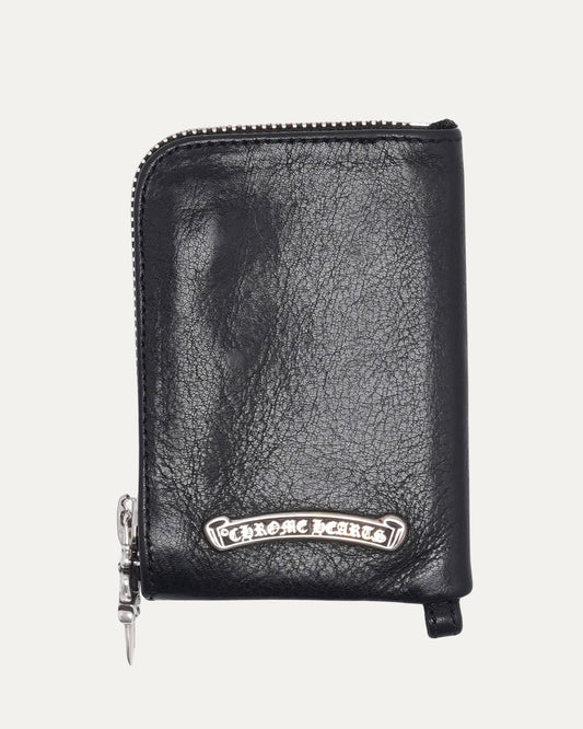 Cross Patch Zip Wallet