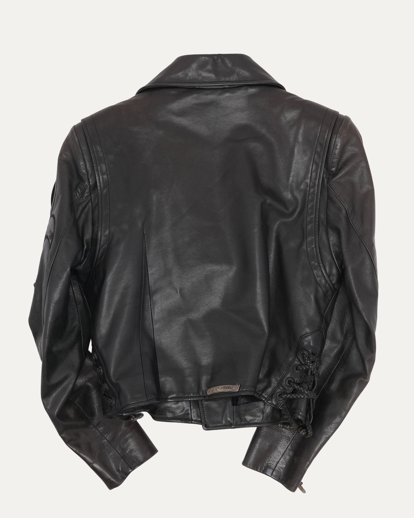 Fleur Leather Double Rider Jacket